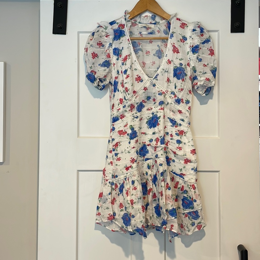 Loveshackfancy floral dress size 0